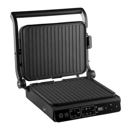 Concept ge3600 - Kontaktgrill mit Temperatursensor GLASS 2000W/230V schwarz