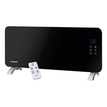 Concept KS4010 - Elektrischer Direktheizer/Konvektor 1000/2000 W IP24 schwarz + Fernbedienung