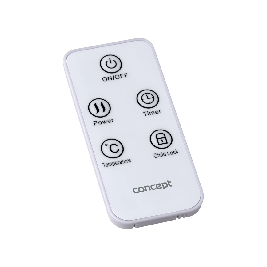 Concept KS4010 - Elektrischer Direktheizer/Konvektor 1000/2000 W IP24 schwarz + Fernbedienung