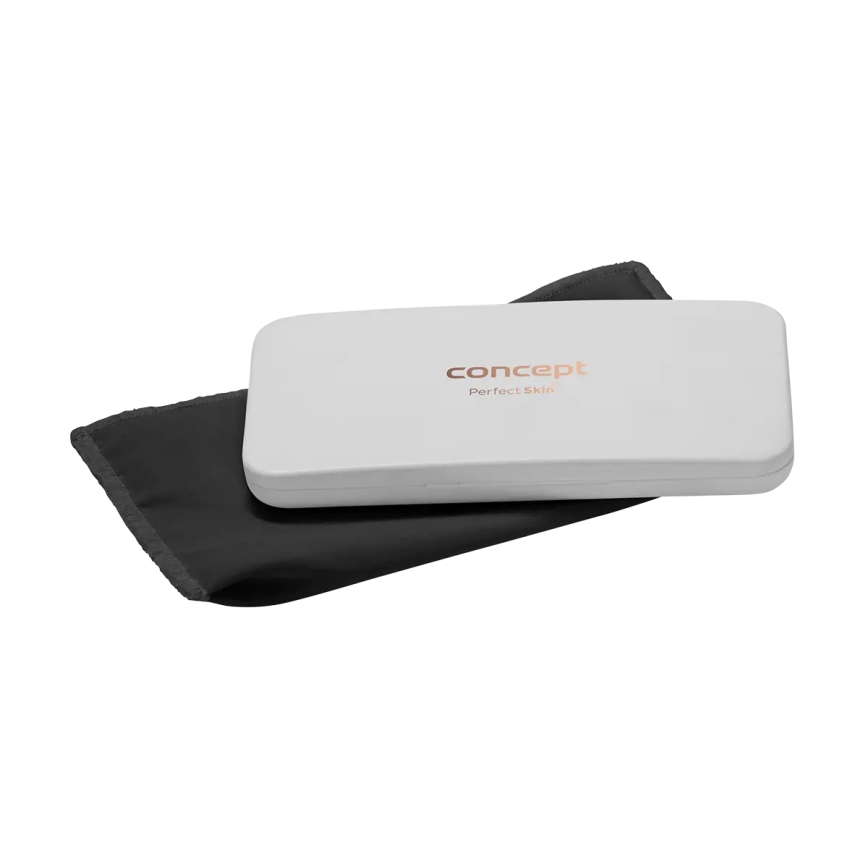 Concept KZ2010 - LED-Taschen-Kosmetikspiegel PERFECT SKIN LED/1,5 W/5 V 4500–5500 K 300 mAh weiß