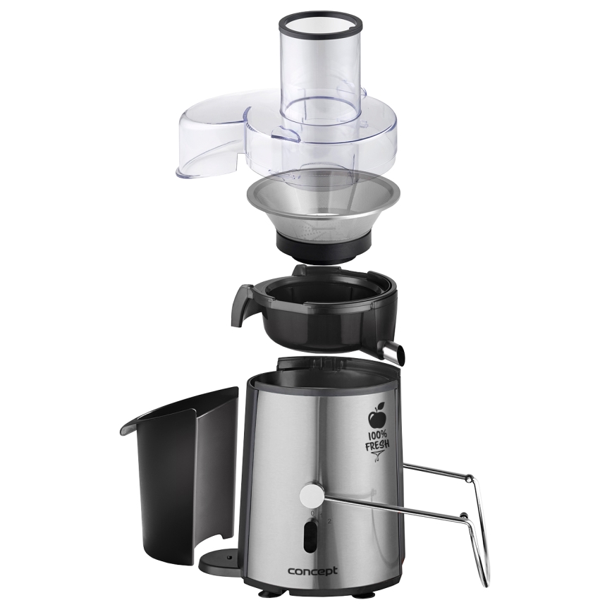Concept LO7026 - Zentrifugalentsafter 1000W/230V schwarz/Edelstahl