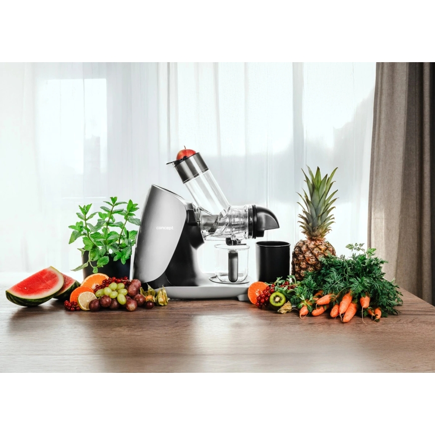 Concept LO7250 - Horizontaler Schneckenentsafter 200 W/230 V schwarz/Edelstahl