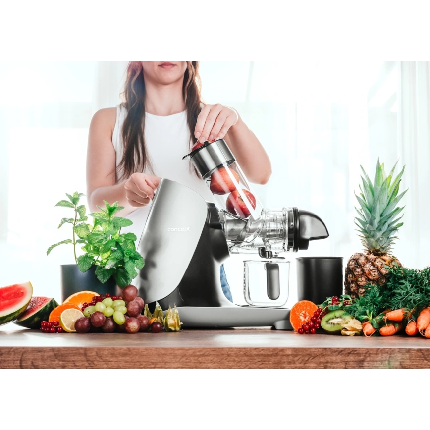 Concept LO7250 - Horizontaler Schneckenentsafter 200 W/230 V schwarz/Edelstahl