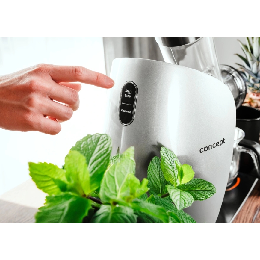 Concept LO7250 - Horizontaler Schneckenentsafter 200 W/230 V schwarz/Edelstahl