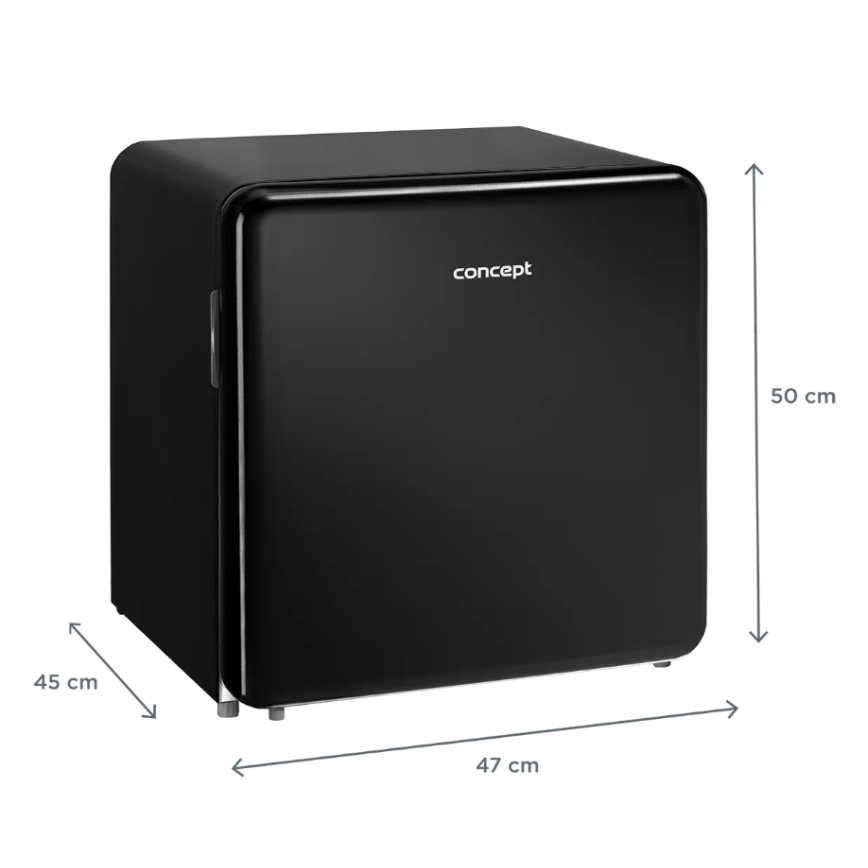 Concept LR2047bcN - Retro-Minibar 47 l schwarz