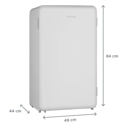 Concept LTR3047whN - Retro-Kühlschrank 93 l weiß
