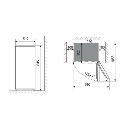 Concept MZ2355wh - Schubladen-Gefrierschrank 85 l weiß