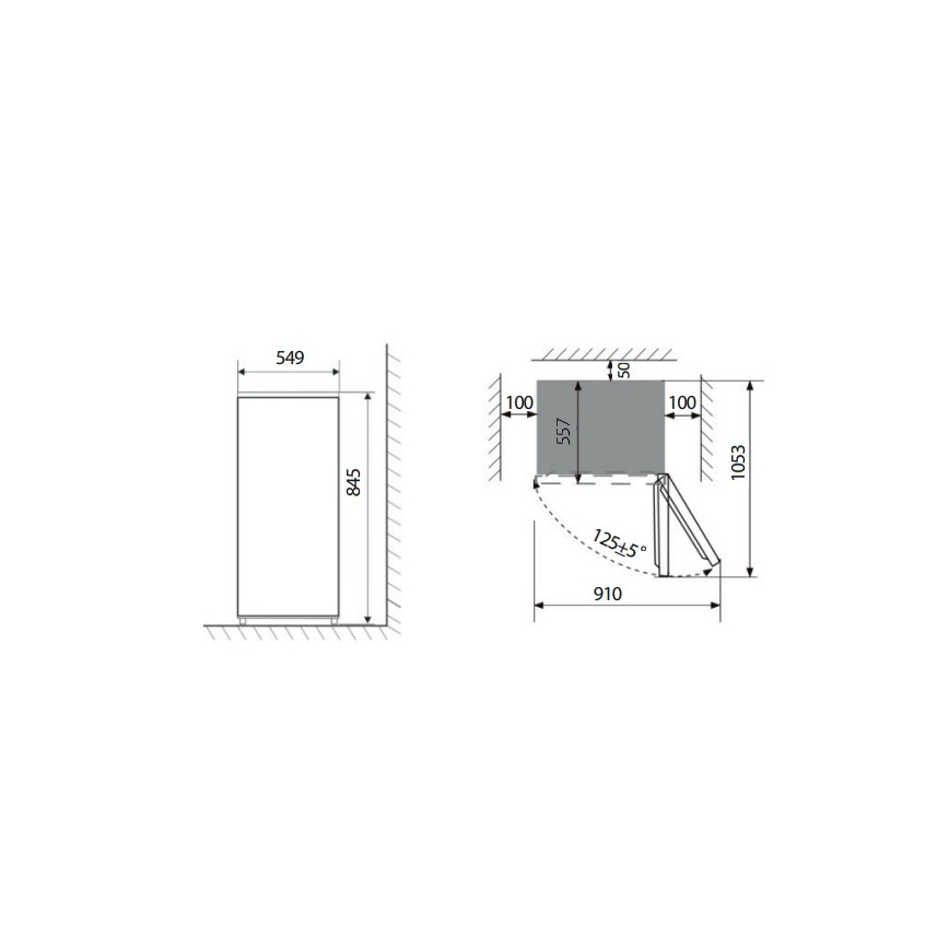 Concept MZ2355wh - Schubladen-Gefrierschrank 85 l weiß