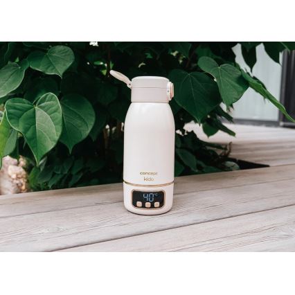 Concept OC4000 - Reise-Flaschenwärmer für Wasser und Milch KIDO 500 ml 36W/7,4V 5000 mAh beige