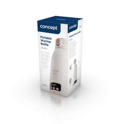 Concept OC4000 - Reise-Flaschenwärmer für Wasser und Milch KIDO 500 ml 36W/7,4V 5000 mAh beige