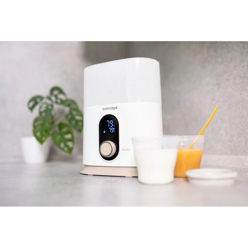 Concept OL4010 - Flaschenwärmer 3-in-1 KIDO 200W/230V weiß