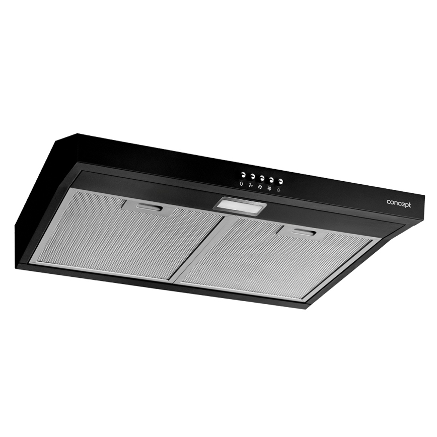 Concept OPP1260bc - Unterbau-Dunstabzugshaube 59,5 cm schwarz