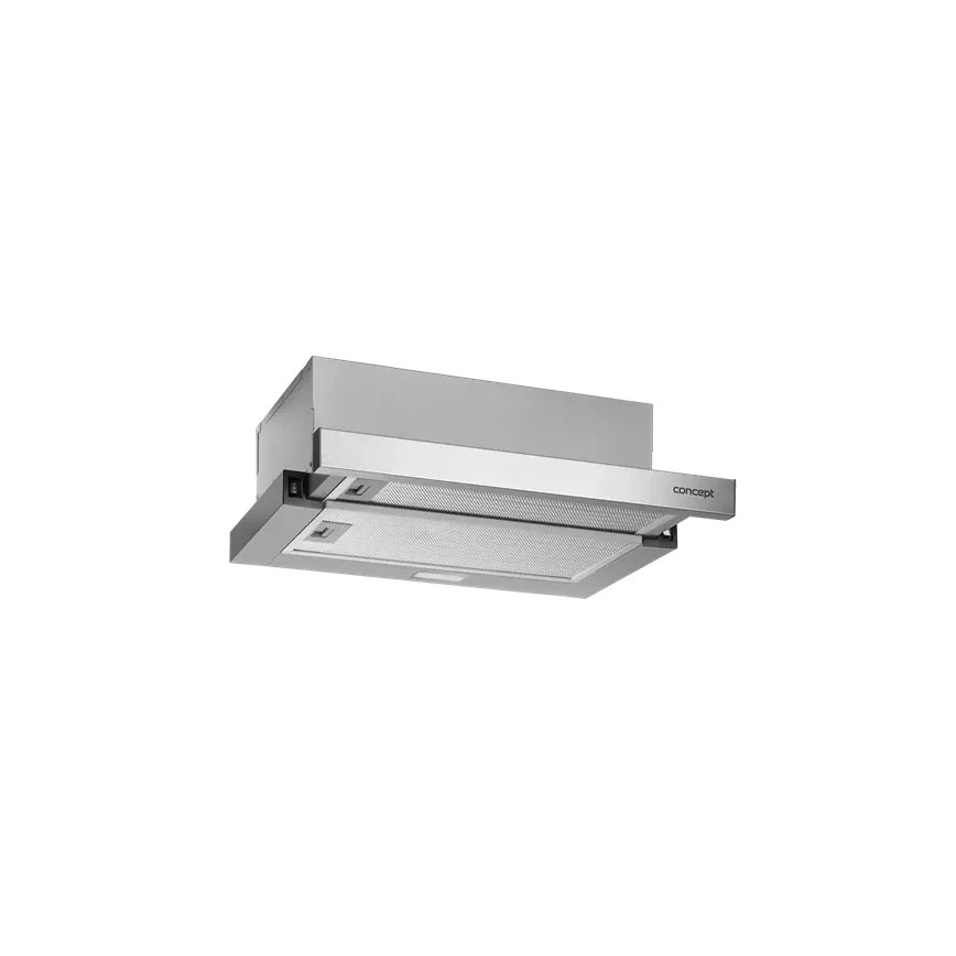 Concept OPV3150 - Ausziehbare Dunstabzugshaube 49,5 cm, Edelstahl