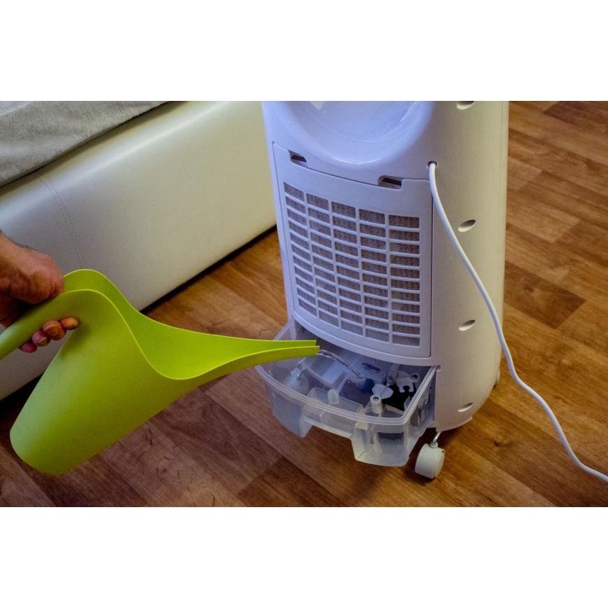 Concept OV5220 - Multifunktionaler mobiler Luftkühler 4-in-1 5 l 80 W/230 V weiß + Fernbedienung