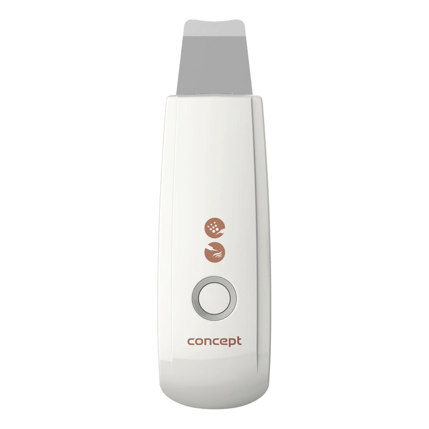 Concept PO2030 - Kosmetik-Ultraschallspatel PERFECT SKIN 2,5W/5V USB 600 mAh weiß