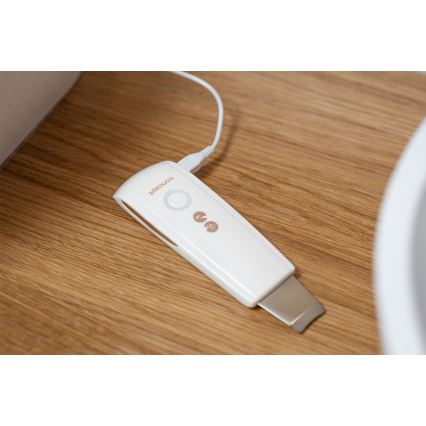 Concept PO2030 - Kosmetik-Ultraschallspatel PERFECT SKIN 2,5W/5V USB 600 mAh weiß