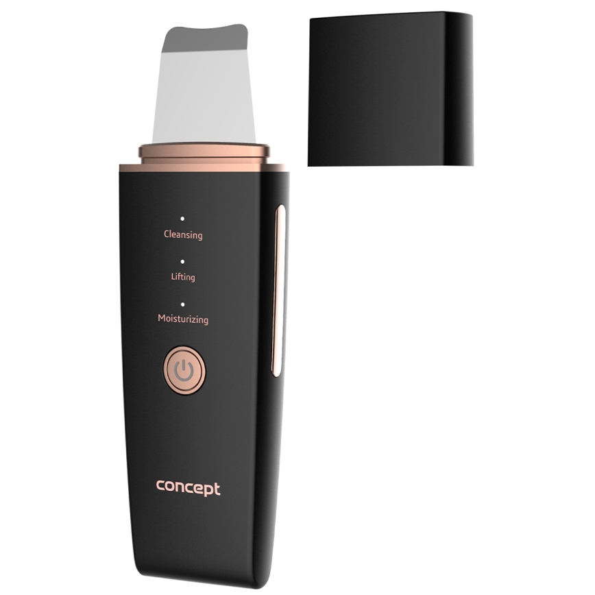 Concept PO2060 - Kosmetik-Ultraschallspatel PERFECT SKIN 3,5W/5V USB 500 mAh IPX6 schwarz