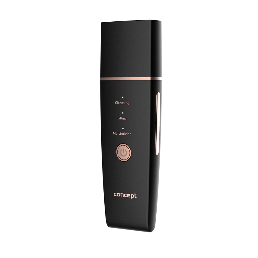 Concept PO2060 - Kosmetik-Ultraschallspatel PERFECT SKIN 3,5W/5V USB 500 mAh IPX6 schwarz