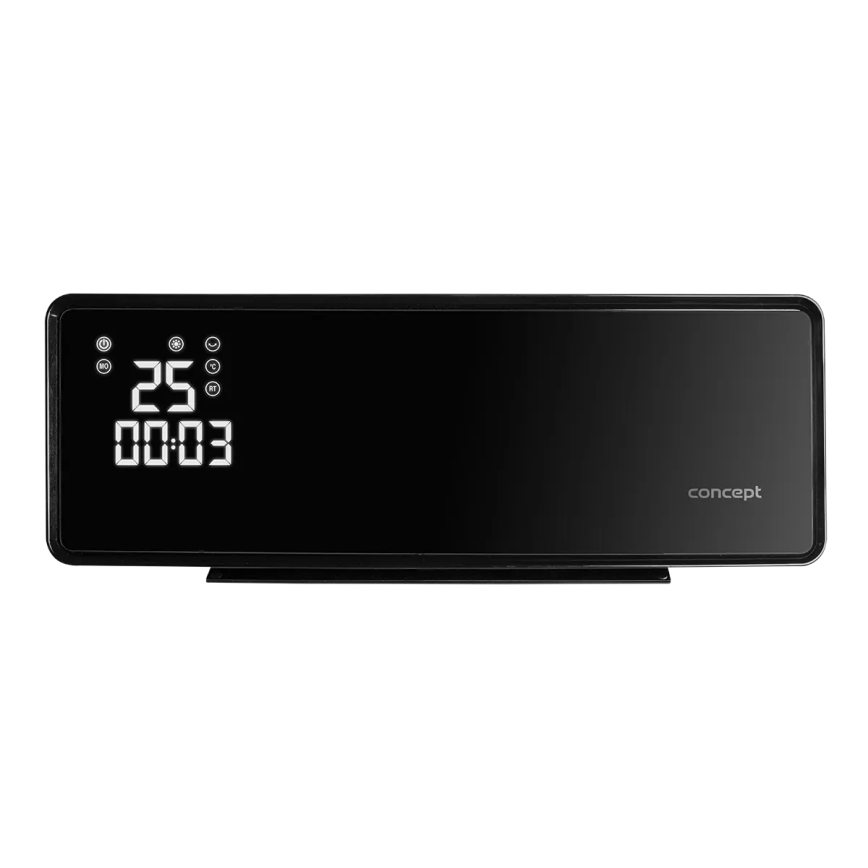 Concept QH4001 - Elektrisches Heizgerät 1000/2000W IP22 schwarz + Fernbedienung