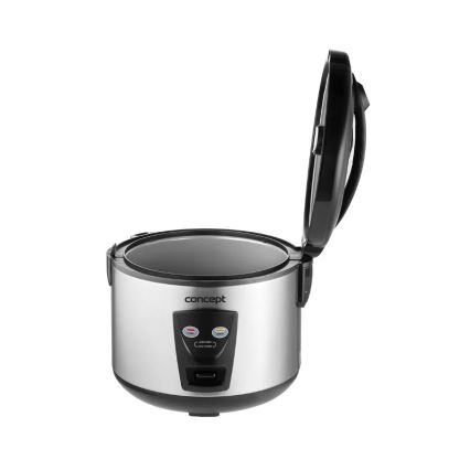 Concept RE2020 - Reiskocher 2-in-1, 650 W/230 V, 1,5 l, Edelstahl/Schwarz