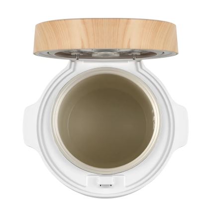 Concept RE3030 - Digitaler Reiskocher 2-in-1 380W/230V 1,5 l weiß/Holzdekor