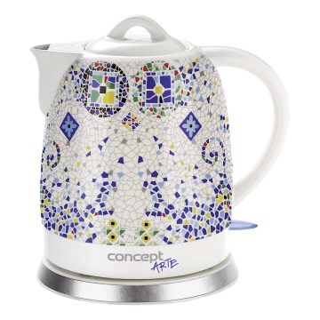 Concept RK0020 - Bunter Keramik-Wasserkocher 1,5 l 1350W/230V