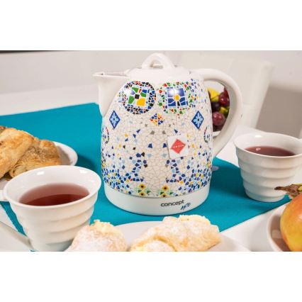 Concept RK0020 - Bunter Keramik-Wasserkocher 1,5 l 1350W/230V