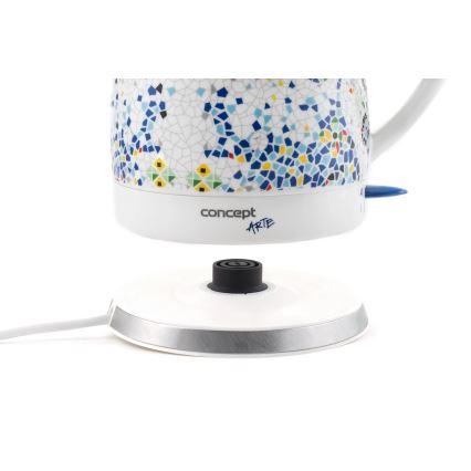 Concept RK0020 - Bunter Keramik-Wasserkocher 1,5 l 1350W/230V