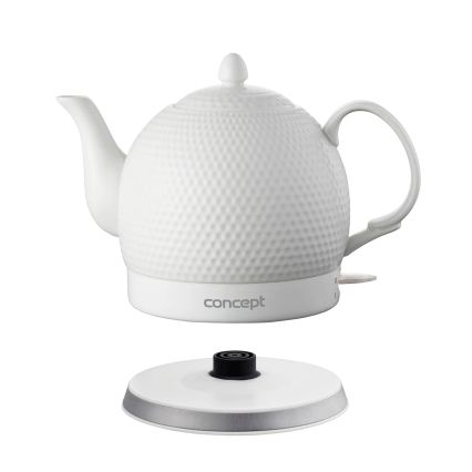 Concept RK0050 - Schnellkochender Wasserkocher 1,2 l 1000W/230V weiß/Keramik