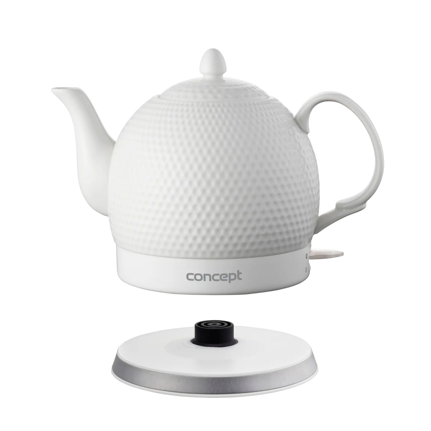 Concept RK0050 - Schnellkochender Wasserkocher 1,2 l 1000W/230V weiß/Keramik