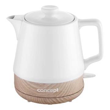 Concept RK0060 - Wasserkocher 1 l 1000 W/230 V weiß/Keramik
