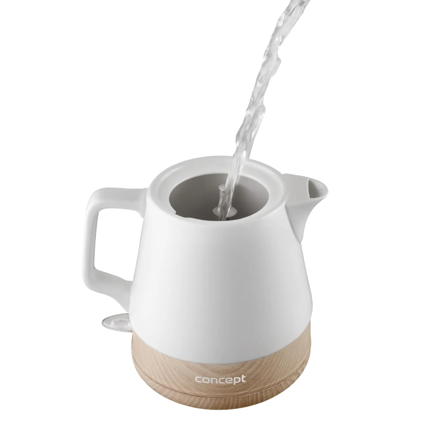 Concept RK0060 - Wasserkocher 1 l 1000 W/230 V weiß/Keramik