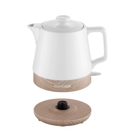 Concept RK0060 - Wasserkocher 1 l 1000 W/230 V weiß/Keramik