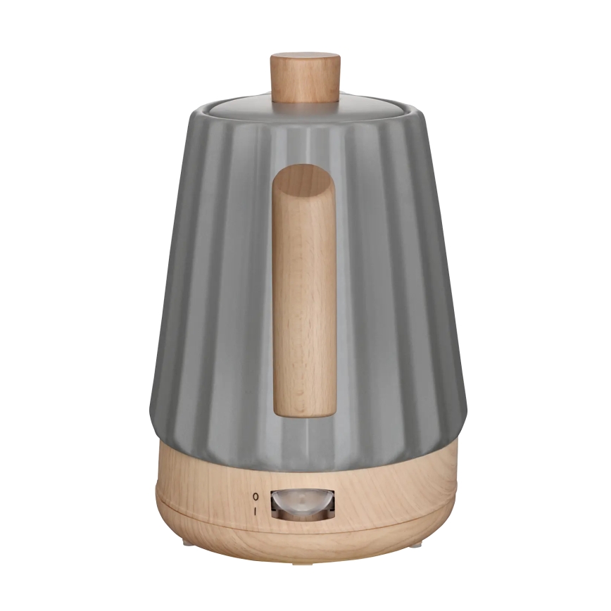 Concept RK0092 - Wasserkocher 1,5 l, 1500 W/230 V, dunkelgrau/Holzdekor/Keramik