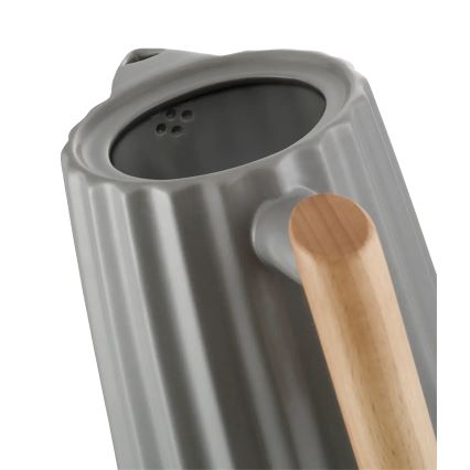 Concept RK0092 - Wasserkocher 1,5 l, 1500 W/230 V, dunkelgrau/Holzdekor/Keramik