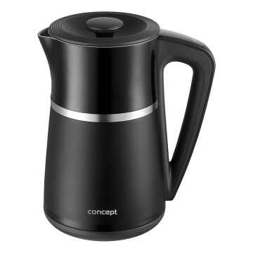 Concept RK3100 - Elektrischer Wasserkocher mit Temperaturregelung 1,7 l 2200 W/230 V schwarz