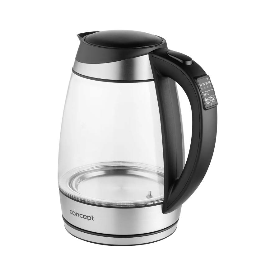 Concept RK4120 - Wasserkocher mit Temperaturregelung 1,7 l 2200W/230V Edelstahl