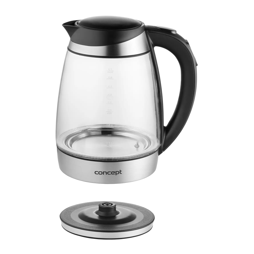 Concept RK4120 - Wasserkocher mit Temperaturregelung 1,7 l 2200W/230V Edelstahl