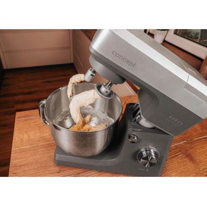 Concept RM6000 - Küchenmaschine mit Planetenrührwerk DOUGH EXPERT 1900 W/230 V anthrazit/edelstahl