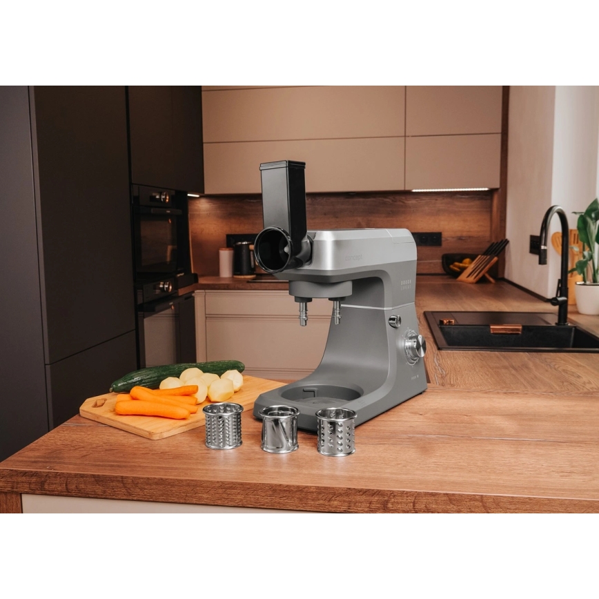 Concept RM6000 - Küchenmaschine mit Planetenrührwerk DOUGH EXPERT 1900 W/230 V anthrazit/edelstahl