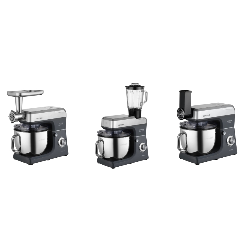 Concept RM6000 - Küchenmaschine mit Planetenrührwerk DOUGH EXPERT 1900 W/230 V anthrazit/edelstahl