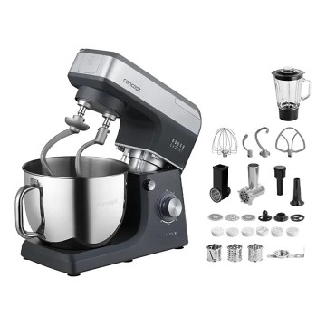 Concept RM6000 - Küchenmaschine mit Planetenrührwerk DOUGH EXPERT 1900 W/230 V anthrazit/edelstahl