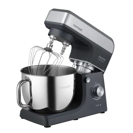 Concept RM6010 - Küchenmaschine mit Planetenrührwerk DOUGH EXPERT 1900W/230V Anthrazit/Edelstahl
