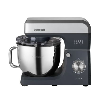 Concept RM6010 - Planetarische Küchenmaschine DOUGH EXPERT, 1900 W / 230 V, Anthrazit/Edelstahl