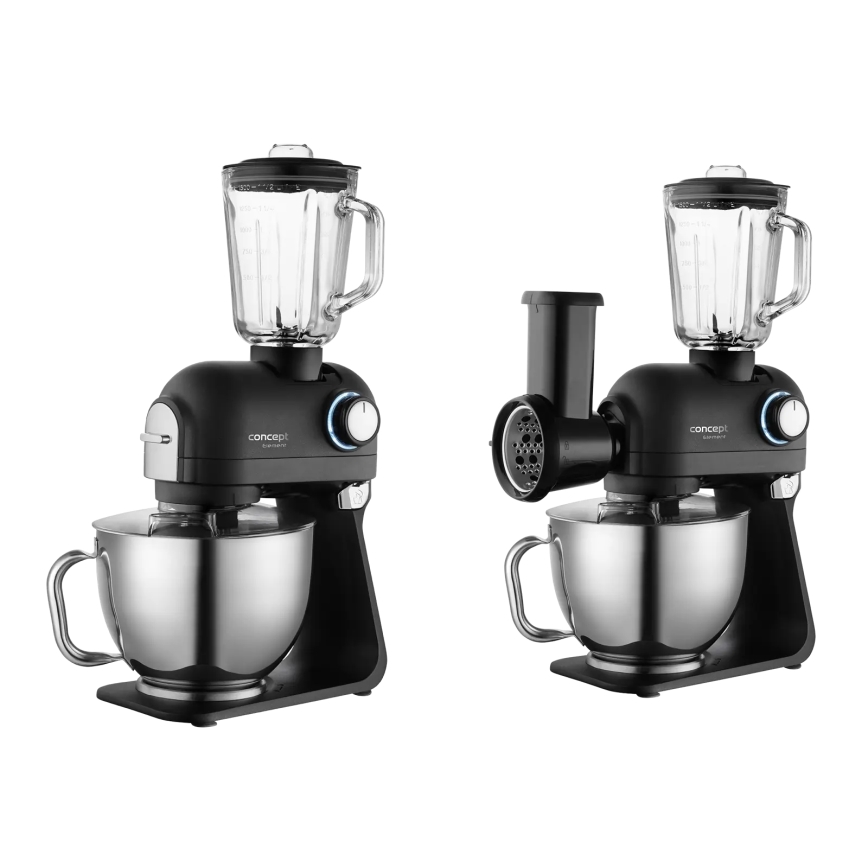 Concept RM8000 - Küchenmaschine mit Edelstahlschüssel 1200W/230V schwarz
