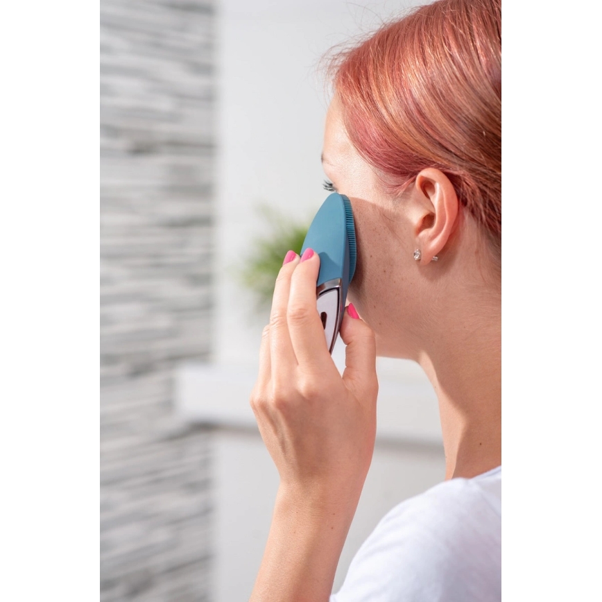 Concept SK9100 - Gesichtsreinigungsbürste SONIVIBE 2W/5V 250 mAh IPX7 blau