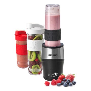 Concept SM3385 - Smoothie-Mixer mit Zubehör ACTIVE SMOOTHIE 500W/230V schwarz