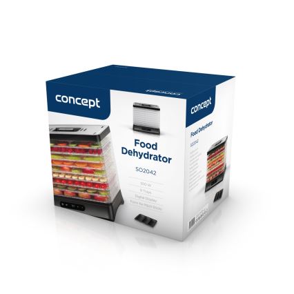 Concept SO2042 - Dörrautomat 500W/230V schwarz + Silikonform