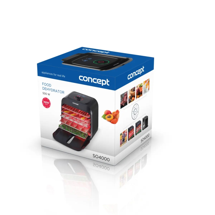 Concept SO4000 - Dörrautomat 500 W/230 V, schwarz