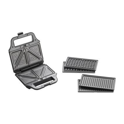 Concept SV3054 - Sandwichmaker 3in1 700W/230V schwarz